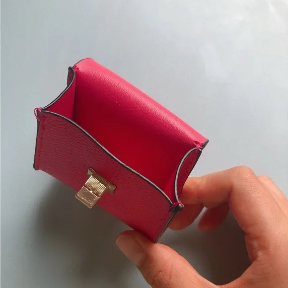 🌟🌟🌟Pink Mini Bag Charm with Keychain - Picture 9 of 10